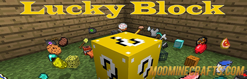 Скачать мод Lucky Block для Minecraft 1.7.2/1.6.4